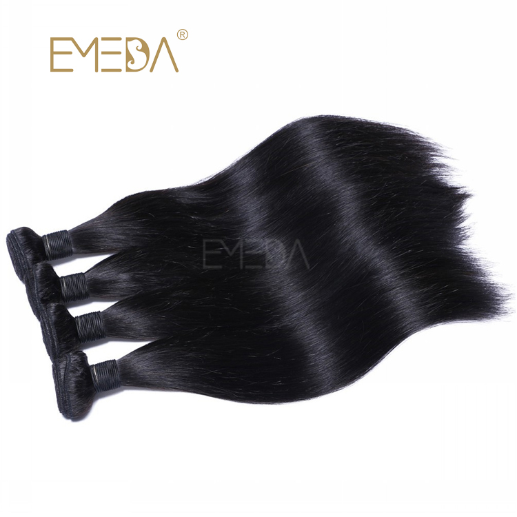 Brazilian Raw Virgin Human Hair Weave Straight Hair Bundles Unprocessed Natural Hair Weft LM407 